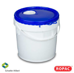 10 litre UN Liquid White with Blue Flex-Spout Lid