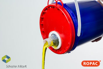 6 Litre Bucket with Red Flex-Spout Lid - Lubricants
