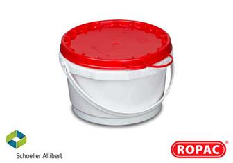 3 Litre UN Solid White with Red Lid