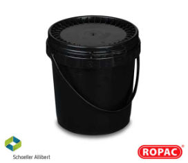 5 litres UN Liquide seau et couvercle noirs
